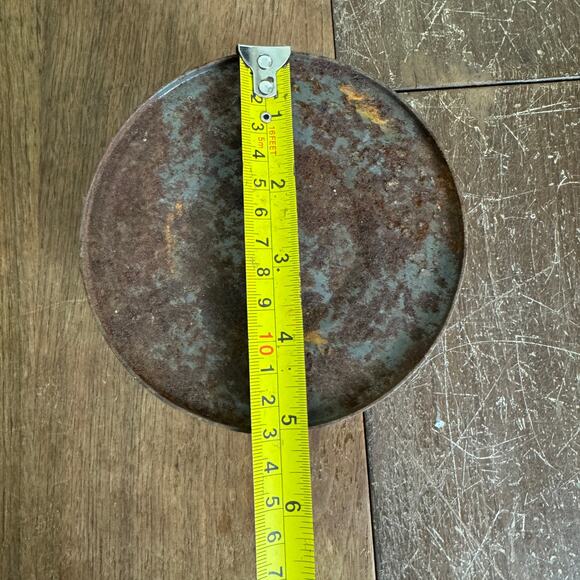 Vintage 1959 Folgers 4 Cents off Coffee‎ Can Tin Metal Short Advertising Decor - Picture 8 of 9